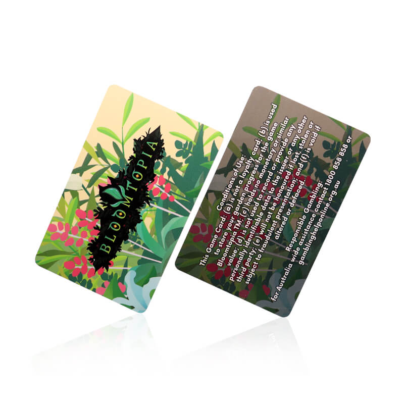 Anti-Fake 13,56 MHz RFID ISO PVC Custom Printing NFC NTAG424 DNA-Karte