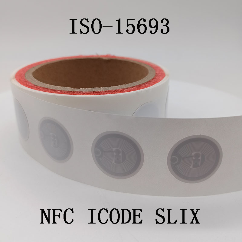 13,56 MHz HF ISO15693 Langstrecken-NFC Anpassen des LOGO ICODE SLIX-Aufkleber-Tags