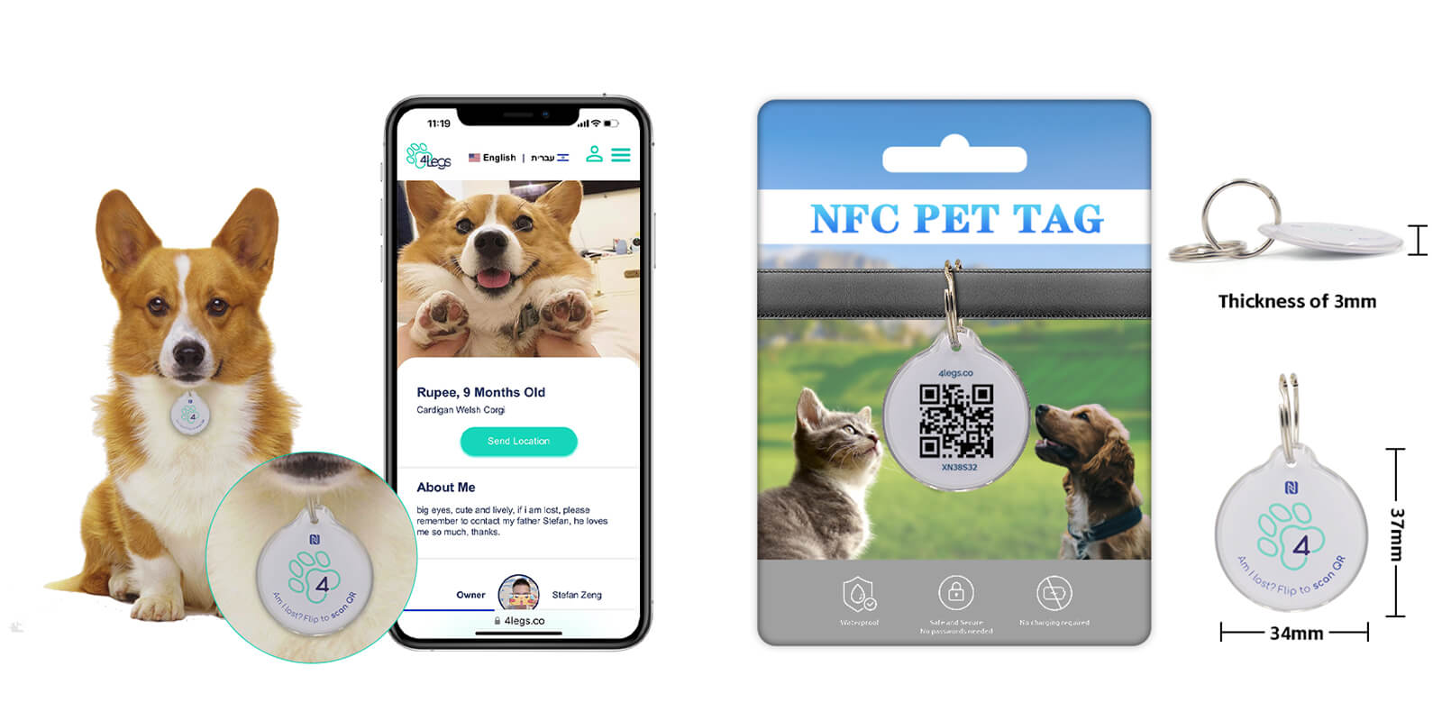 NFC Epoxy Dog Tag Manufacturer