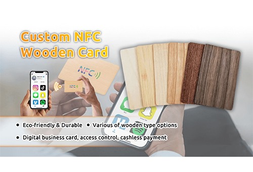 Kennen Sie weitere Details zur benutzerdefinierten NFC-Holzkarte?
